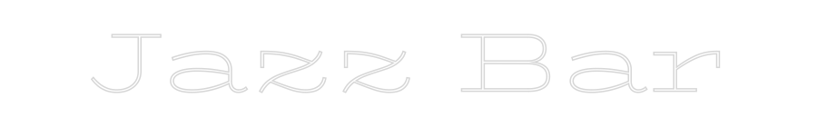 Custom Neon Text - Jazz Bar