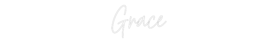 Custom Neon Text - Grace