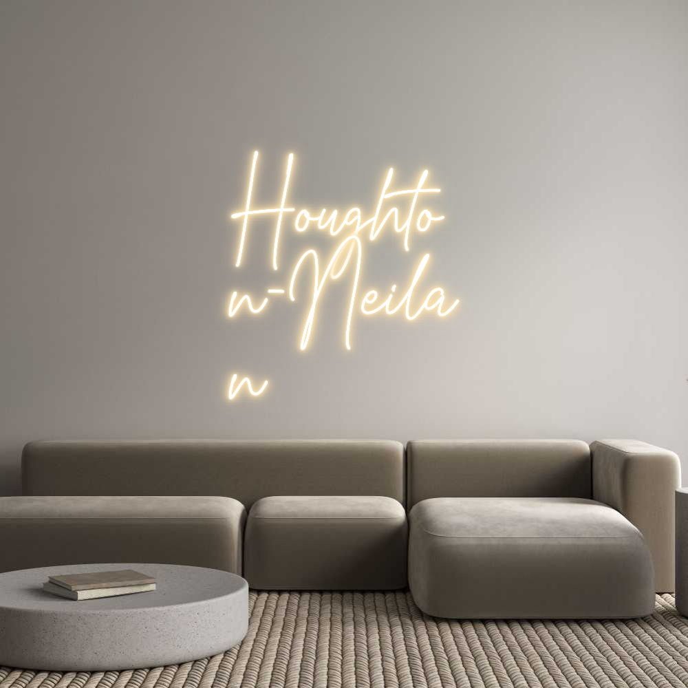 Custom Neon Text- Houghto
n-Ne...