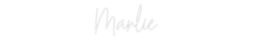 Custom Neon Text - Marlie