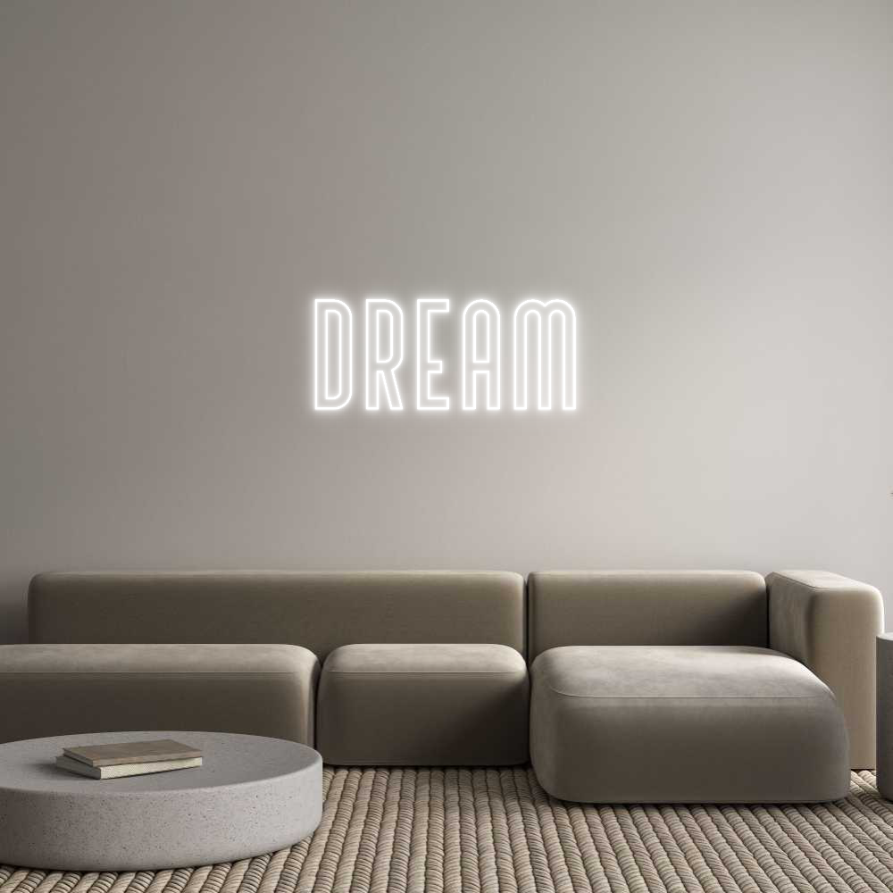 Custom Neon Text - Dream