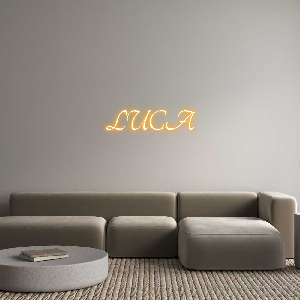 Custom Neon Text- LUCA