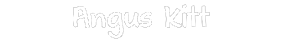 Custom Neon Text- Angus Kitt