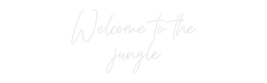 Custom Neon Text - Welcome to th...