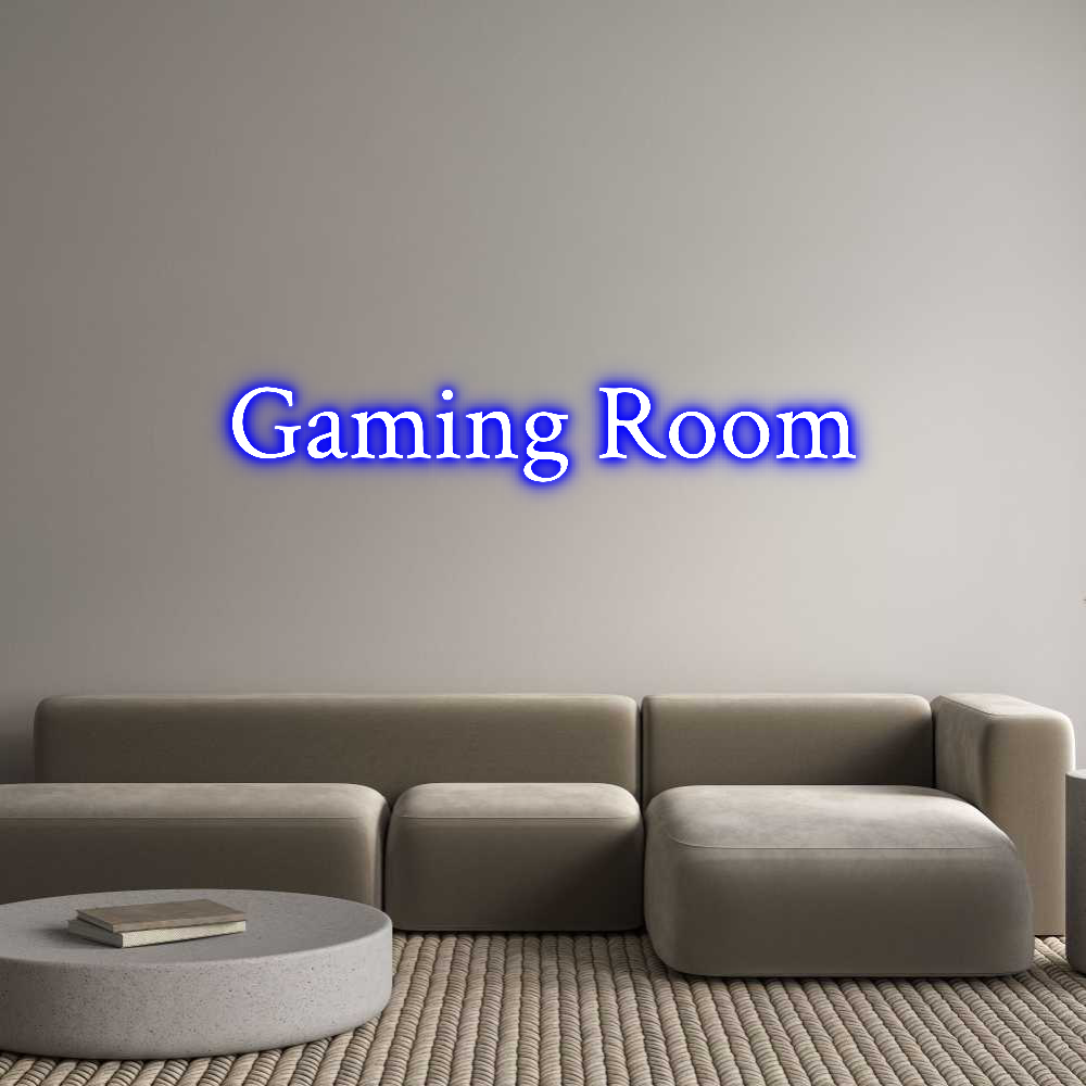 Custom Neon Text - Gaming Room