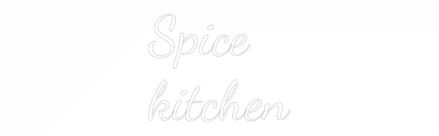 Custom Neon Text - Spice
kitchen