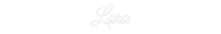 Custom Neon Text - Lara