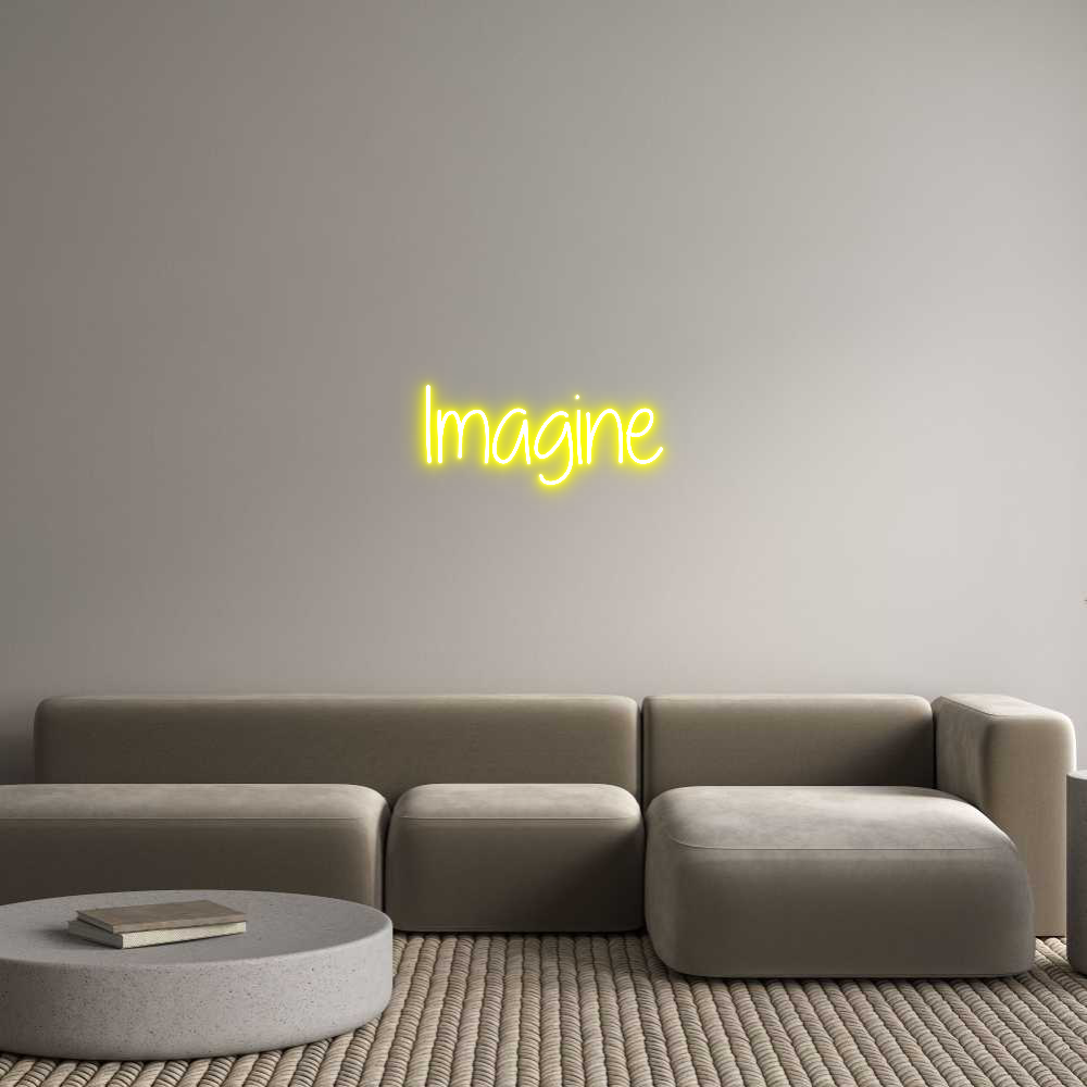 Custom Neon Text - Imagine
