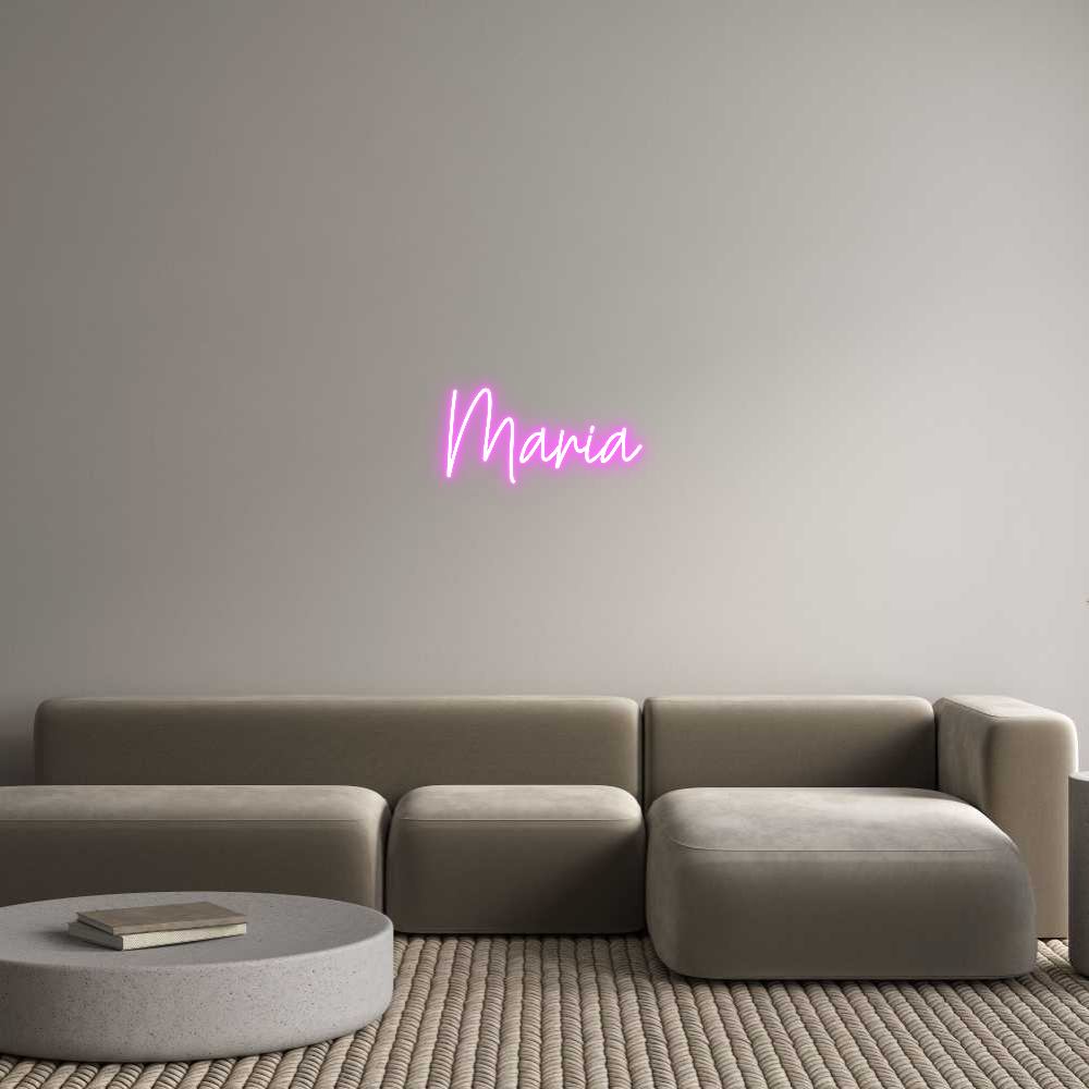 Custom Neon Text - Maria