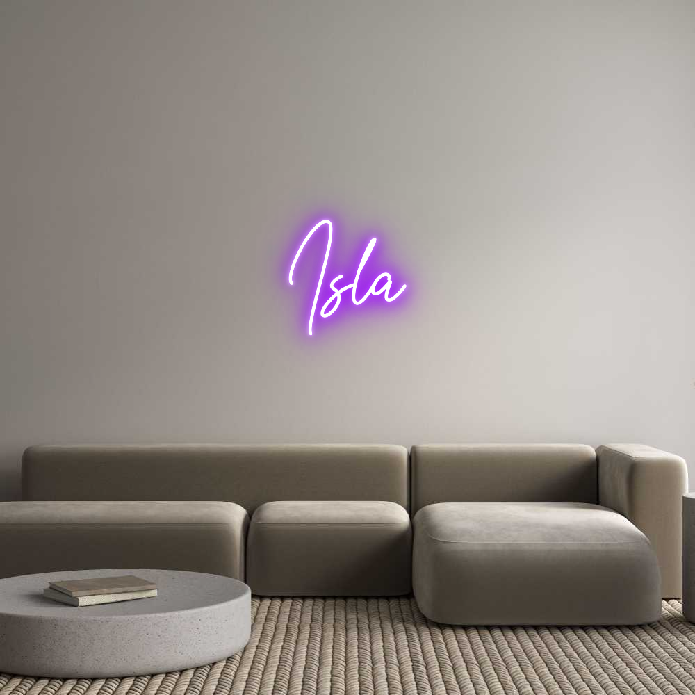 Custom Neon Text - Isla