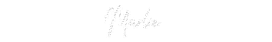 Custom Neon Text - Marlie