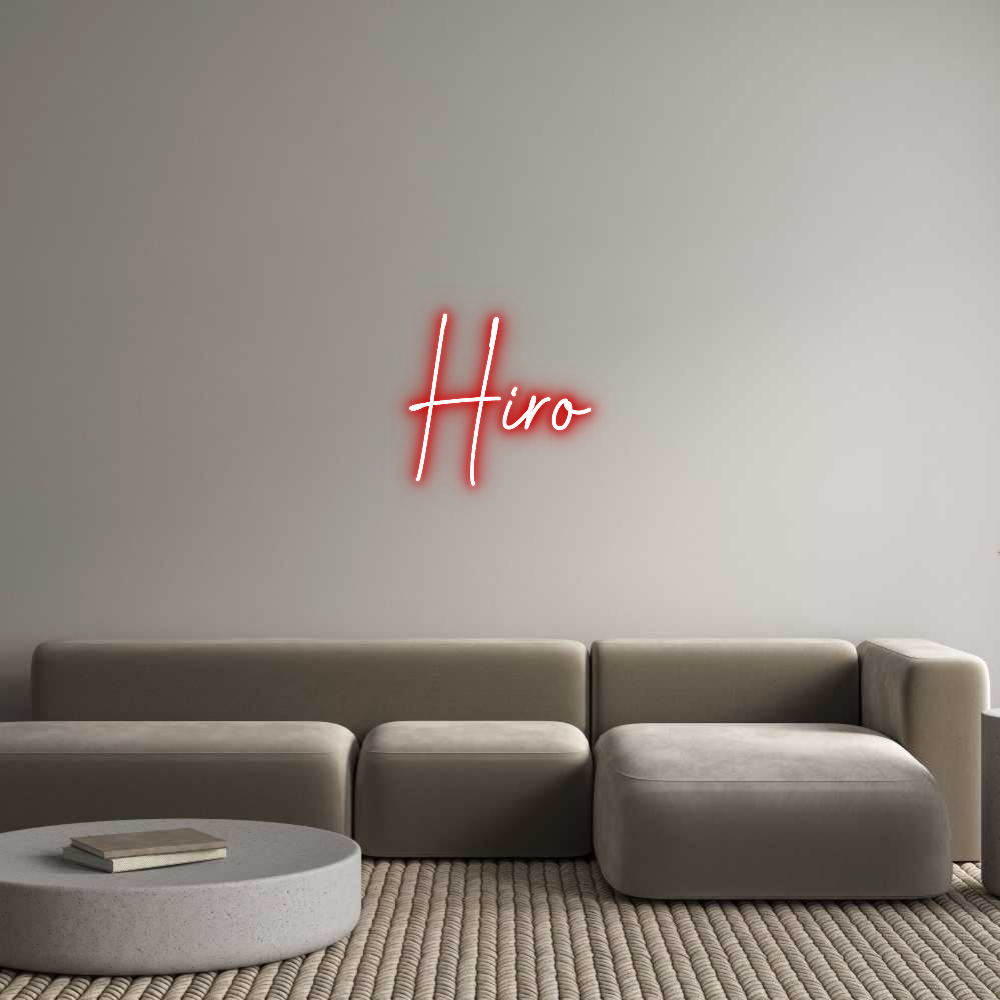 Custom Neon Text - Hiro