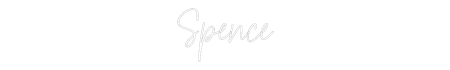 Custom Neon Text - Spence