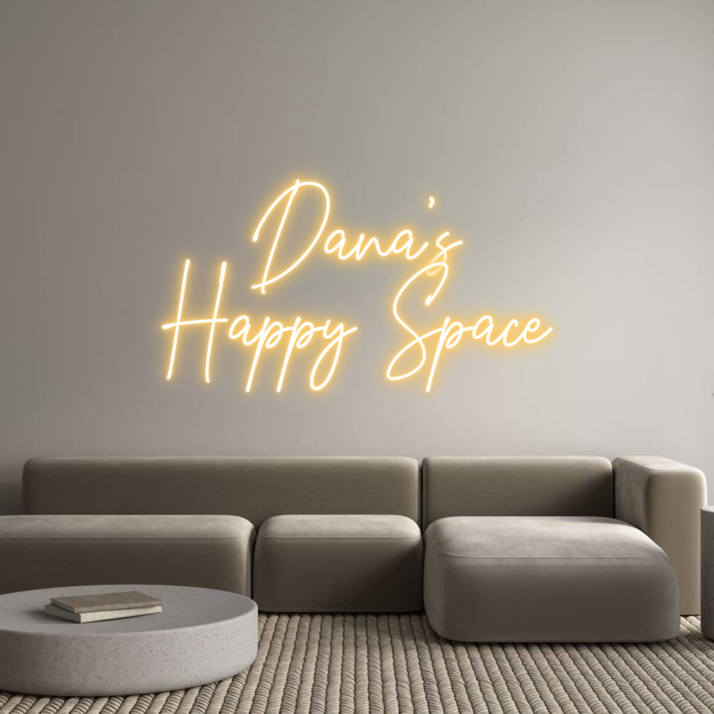 Custom Neon Text - Dana's
Happy...