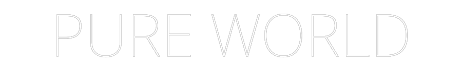 Custom Neon Text- PURE WORLD