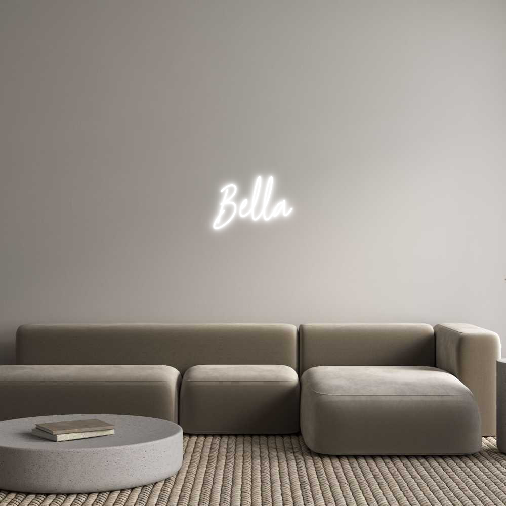 Custom Neon Text - Bella