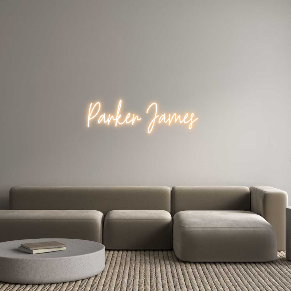 Custom Neon Text - Parker James