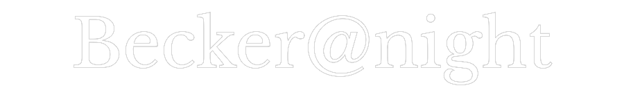 Custom Neon Text - Becker@night