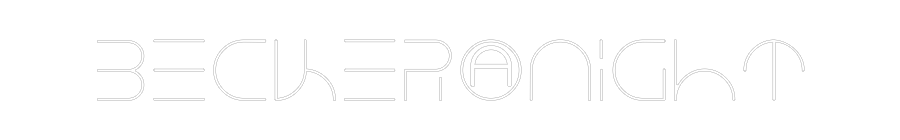 Custom Neon Text - Becker@night