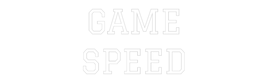 Custom Neon Text-  GAME 
SPEED