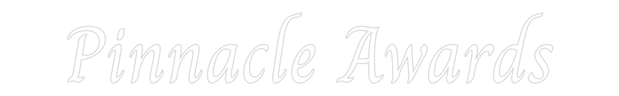 Custom Neon Text- Pinnacle Awards