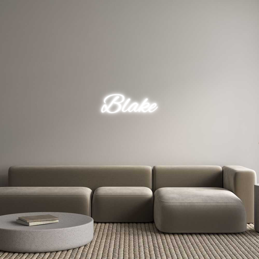 Custom Neon Text- Blake