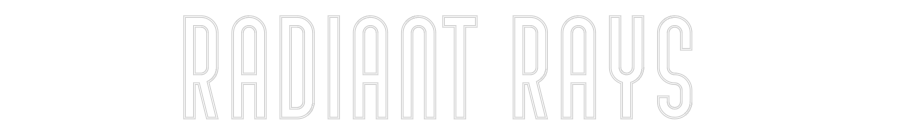 Custom Neon Text - Radiant Rays