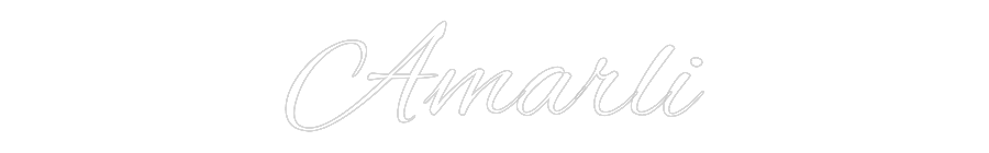 Custom Neon Text- Amarli