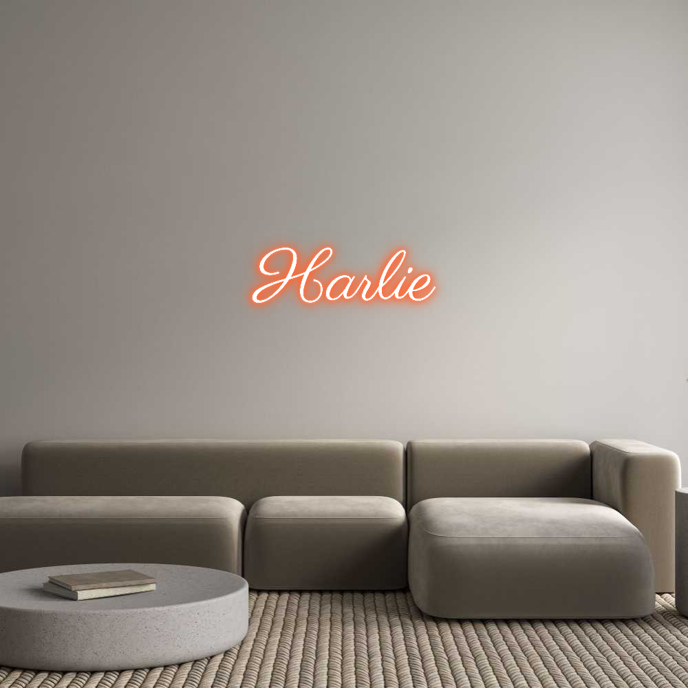 Custom Neon Text - Harlie