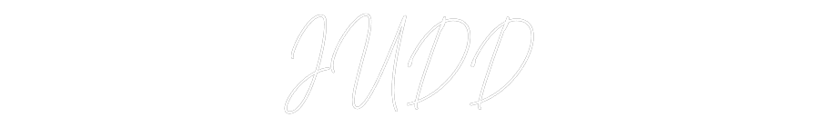 Custom Neon Text - JUDD
