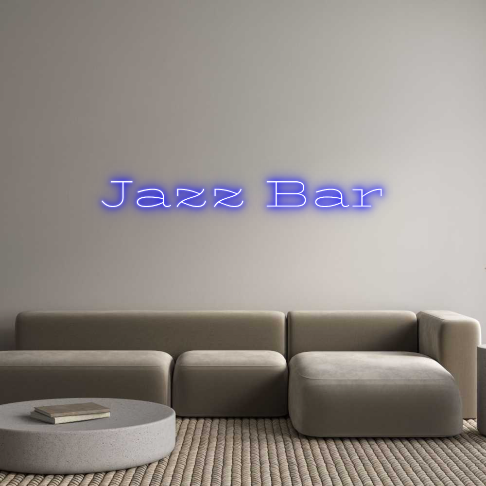 Custom Neon Text - Jazz Bar