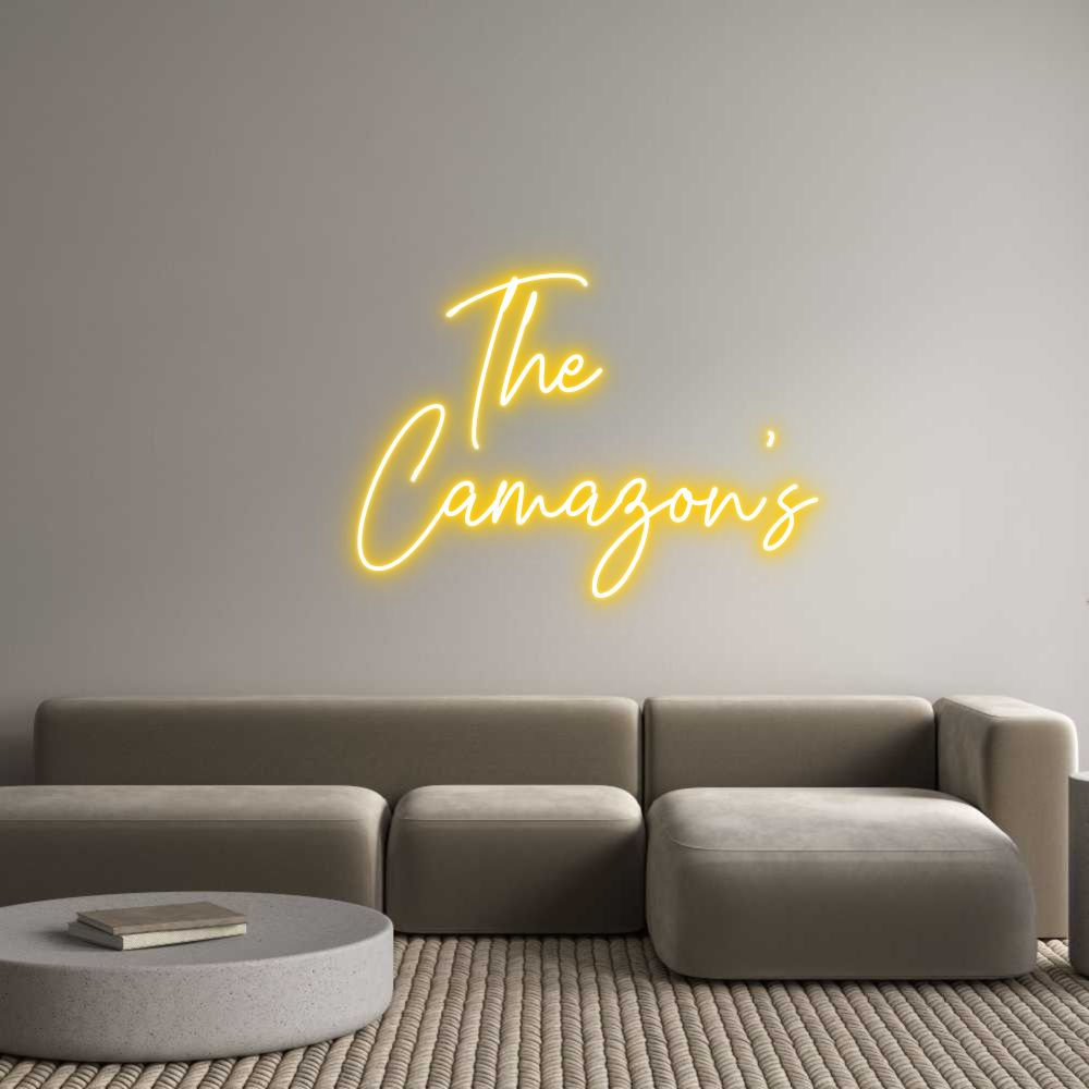Custom Neon Text - The 
  Camaz...