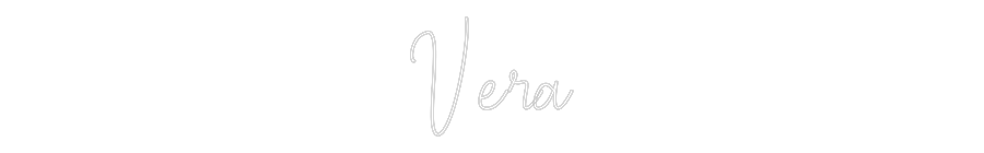 Custom Neon Text - Vera