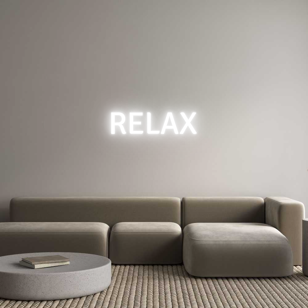 Custom Neon Text - RELAX
