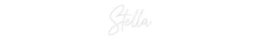 Custom Neon Text - Stella
