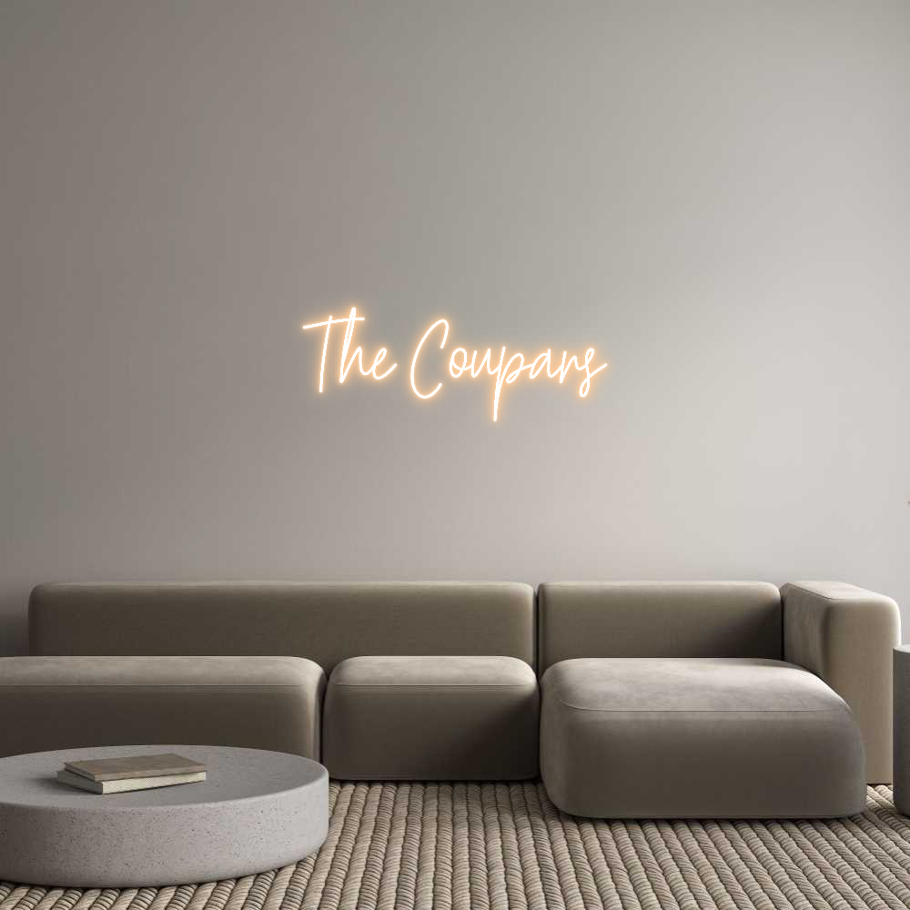 Custom Neon Text - The Coupars
