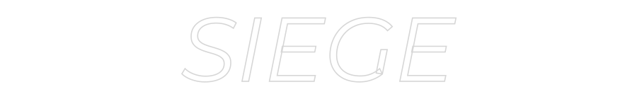 Custom Neon Text - SIEGE