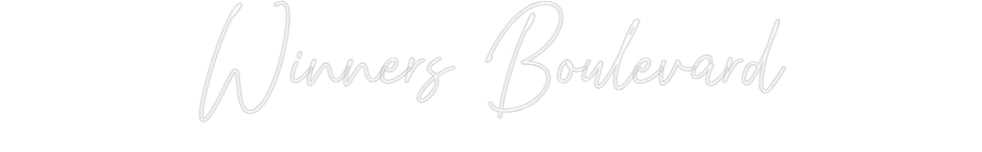 Custom Neon: Winners Boule...