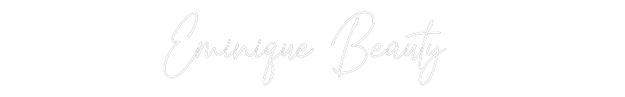 Custom Neon Text - Eminique Beau...