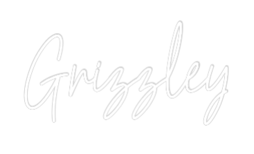 Custom Neon Text - Grizzley