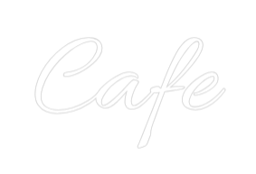 Custom Neon Text - Cafe