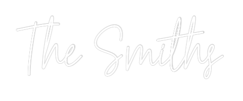Custom Neon Text - The Smiths