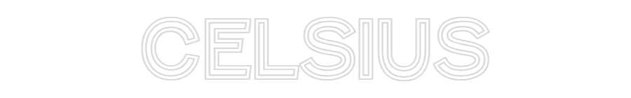 Custom Neon Text - CELSIUS