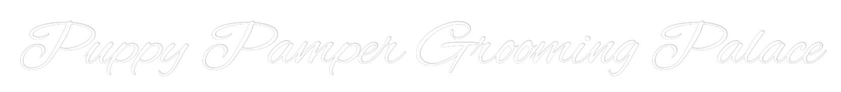 Custom Neon Text - Puppy Pamper ...