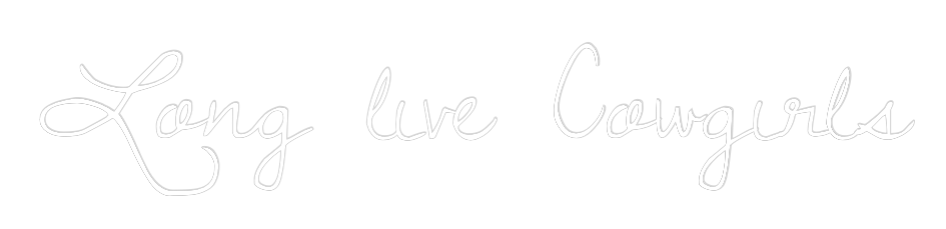 Custom Neon Text - Long live Cow...