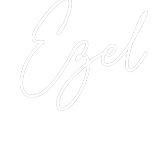 Custom Neon Text - Ezel