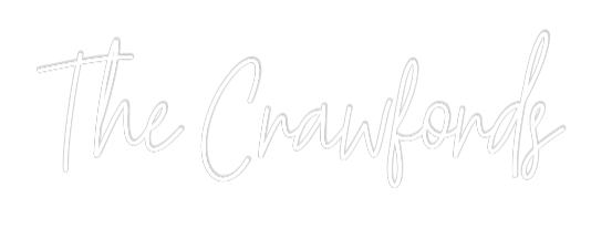 Custom Neon Text - The Crawfords