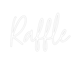 Custom Neon Text - Raffle
