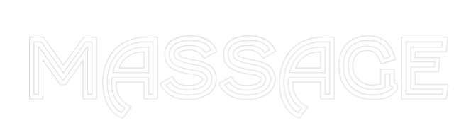 Custom Neon Text - MASSAGE