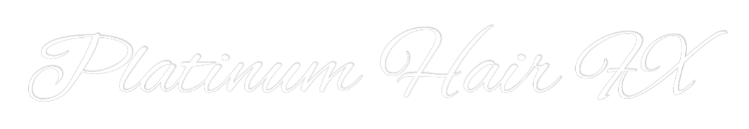 Custom Neon Text - Platinum Hair...